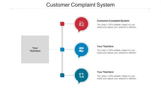 Customer Complaint System Ppt Powerpoint Presentation Summary Skills Cpb