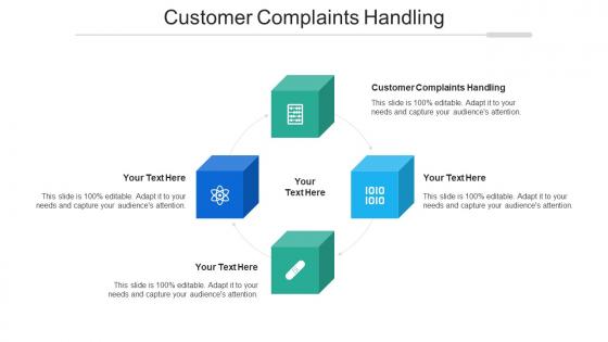 Customer Complaints Handling Ppt Powerpoint Presentation Slides Skills Cpb