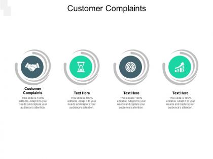 Customer complaints ppt powerpoint presentation slides example topics cpb