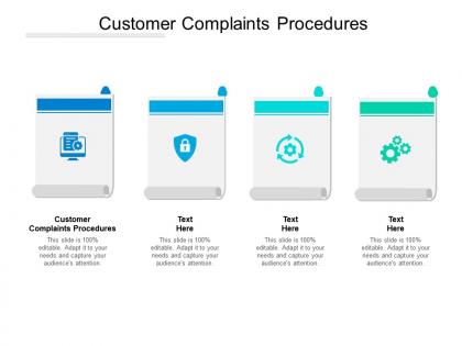 Customer complaints procedures ppt powerpoint presentation gallery structure cpb