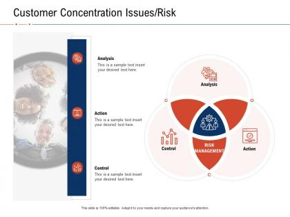 Customer concentration issues risk fraud investigation ppt powerpoint presentation styles ideas
