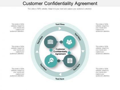 Customer confidentiality agreement ppt powerpoint presentation slides mockup cpb