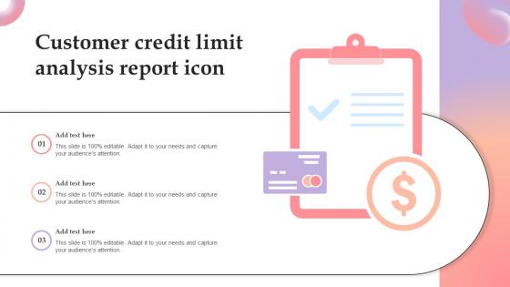 Customer Credit Limit Analysis Report Icon
