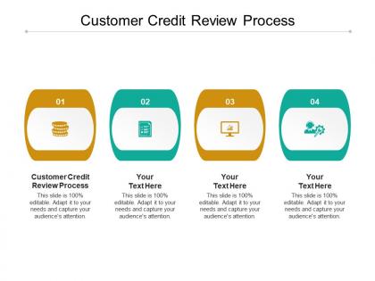 Customer credit review process ppt powerpoint presentation portfolio show cpb