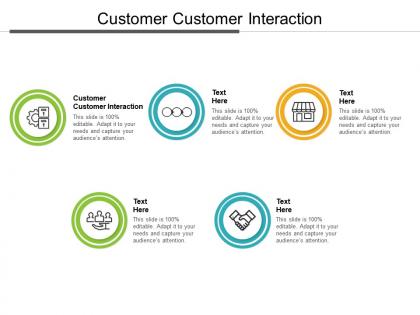 Customer customer interaction ppt powerpoint presentation styles maker cpb