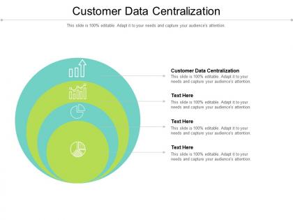 Customer data centralization ppt powerpoint presentation icon brochure cpb