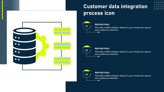 Customer Data Integration Process Icon