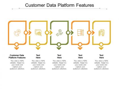 Customer data platform features ppt powerpoint presentation inspiration clipart cpb