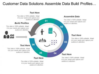 Customer data solutions assemble data build profiles expose data