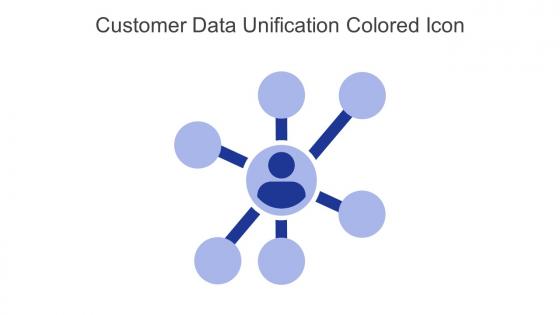 Customer Data Unification Colored Icon In Powerpoint Pptx Png And Editable Eps Format