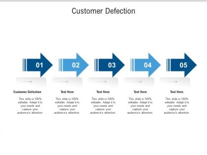 Customer defection ppt powerpoint presentation styles background designs cpb