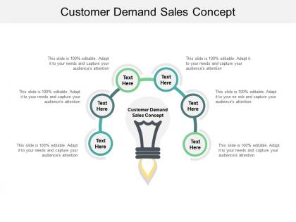Customer demand sales concept ppt powerpoint presentation infographics objects cpb