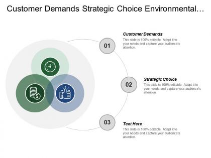 Customer demands strategic choice environmental analysis