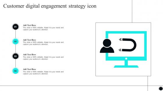 Customer Digital Engagement Strategy Icon