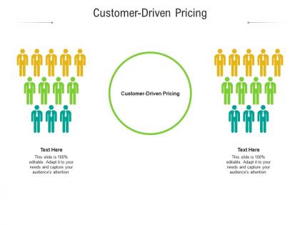 Customer driven pricing ppt powerpoint presentation guidelines cpb