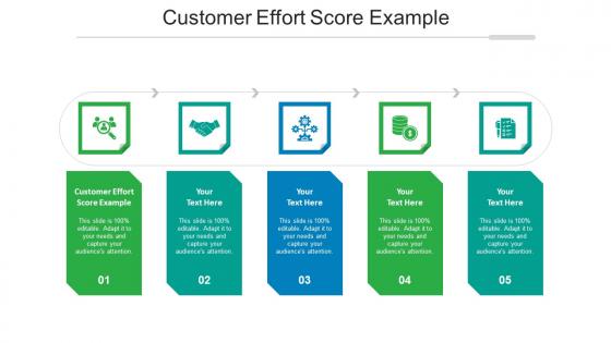 Customer effort score example ppt powerpoint presentation styles icon cpb