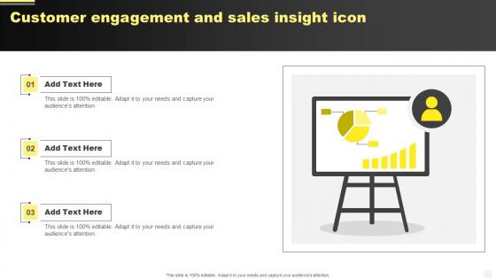 Customer Engagement And Sales Insight Icon