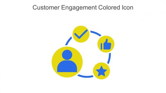 Customer Engagement Colored Icon In Powerpoint Pptx Png And Editable Eps Format