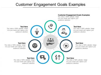 Customer engagement goals examples ppt powerpoint presentation outline ideas cpb