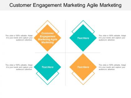 Customer engagement marketing agile marketing ppt powerpoint presentation styles templates cpb