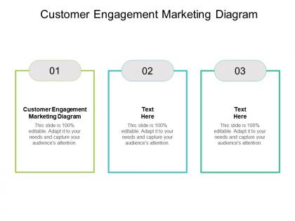 Customer engagement marketing diagram ppt powerpoint presentation pictures cpb