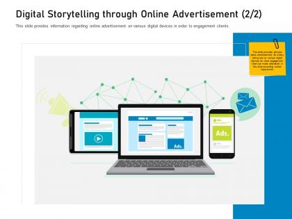 Customer engagement on online platform digital storytelling through online advertisement m3426 ppt good
