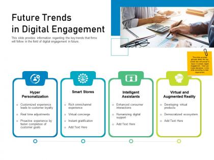 Customer engagement on online platform future trends in digital engagement ppt powerpoint summary