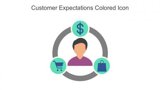 Customer Expectations Colored Icon In Powerpoint Pptx Png And Editable Eps Format