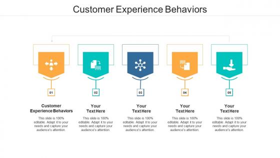 Customer experience behaviors ppt powerpoint presentation inspiration demonstration cpb