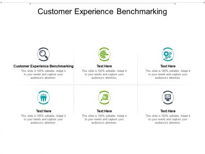 Customer experience benchmarking ppt powerpoint presentation portfolio icons cpb