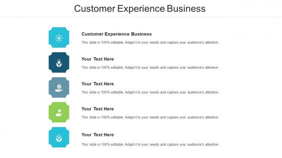 Customer Experience Business Ppt Powerpoint Presentation Deck Cpb