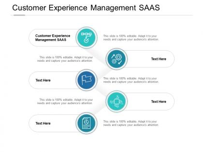 Customer experience management saas ppt powerpoint presentation file cpb