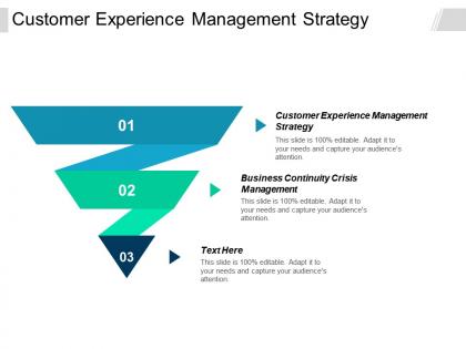 Customer experience management strategy business continuity crisis management cpb