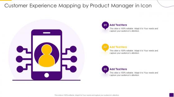Customer Experience Mapping By Product Manager In Icon