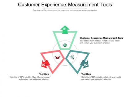 Customer experience measurement tools ppt powerpoint presentation professional cpb