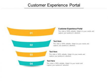 Customer experience portal ppt powerpoint presentation file demonstration cpb