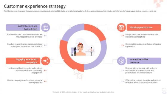Customer Experience Strategy B2c Cosmetic Startup Go To Market Strategy GTM SS