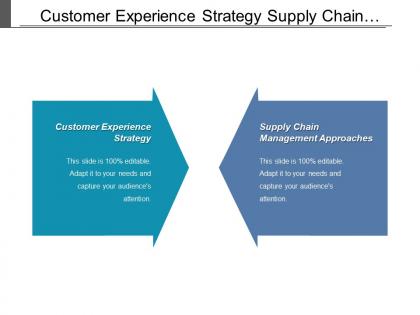 Customer experience strategy supply chain management approaches price strategies cpb