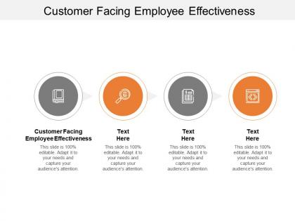 Customer facing employee effectiveness ppt powerpoint presentation rules cpb