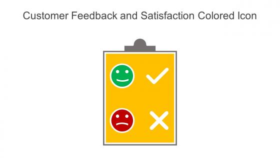 Customer Feedback And Satisfaction Colored Icon In Powerpoint Pptx Png And Editable Eps Format