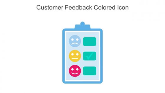 Customer Feedback Colored Icon In Powerpoint Pptx Png And Editable Eps Format