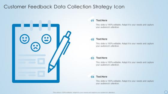 Customer Feedback Data Collection Strategy Icon