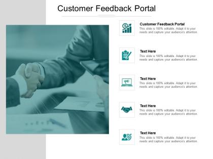 Customer feedback portal ppt powerpoint presentation layouts example cpb