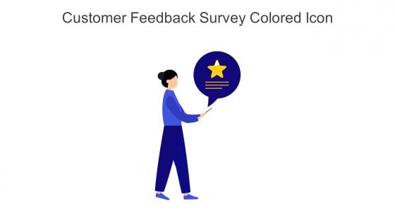 Customer Feedback Survey Colored Icon In Powerpoint Pptx Png And Editable Eps Format