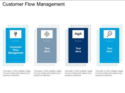 Customer flow management ppt powerpoint presentation icon design inspiration cpb