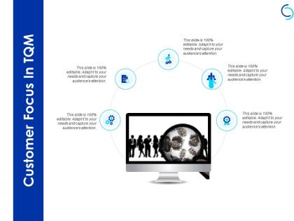 Customer focus in tqm gears ppt powerpoint presentation portfolio inspiration