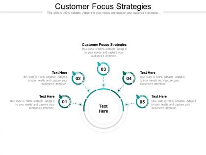 Customer focus strategies ppt powerpoint presentation show influencers cpb