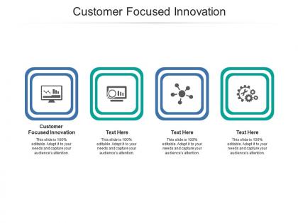 Customer focused innovation ppt powerpoint presentation infographic template microsoft cpb