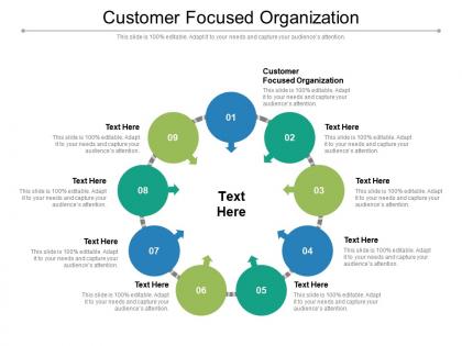Customer focused organization ppt powerpoint presentation ideas graphics template cpb