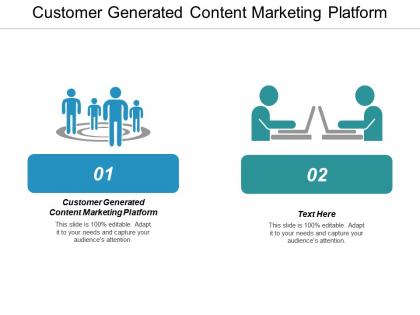 Customer generated content marketing platform ppt powerpoint presentation ideas themes cpb